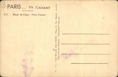 CPA Paris en flanant Musee de Cluny Porte d'entree