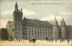 CPA Paris La Tour de l'Horloge La Conciergerie 