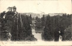 CPA Paris Vue aux Buttes Chaumont 