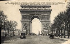 CPA Paris L'Arc de Triomphe de l'Etoile 