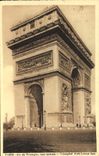 CPA Paris Arc de triomphe face laterale 