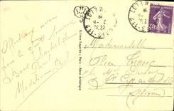 CPA Paris Arc de triomphe face laterale 