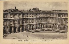 CPA Paris Le Louvre La Cour Francois 1er