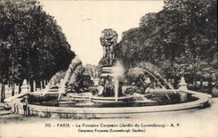 CPA Paris La Fontaine Carpeaux Jardin du Luxembourg 