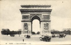 CPA Paris L'Arc de Triomphe 