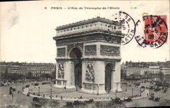 CPA Paris L'Arc de Triomphe de l'Etoile 