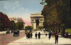 CPA Paris Avenue du Marechal Foch 