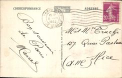 CPA Paris Avenue du Marechal Foch 