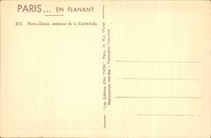 CPA Paris en Flanant Note Dame interieur de la Cathedrale