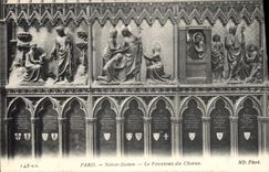 CPA Paris Notre Dame Le Pourtoux de Choeur 