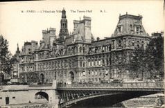 CPA Paris l'Hotel de Ville 