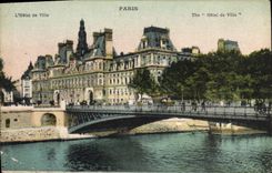 CPA Paris l'Hotel de Ville 