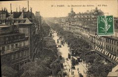 CPA Paris Le Boulevard des Italiens 
