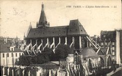 CPA Paris l'Eglise Saint Severin 