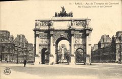 CPA Paris Arc de Triomphe du Carrousel 