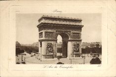 CPA Paris l'Arc de Triomphe 