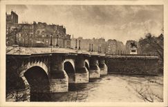 CPA Paris en Flanant Pont Neuf Statue d'Henri I 