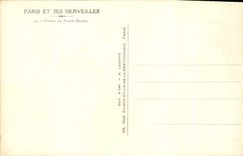 CPA Paris et ses Marveilles Parvis de Notre Dame