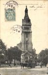 CPA Paris Eglise Saint Pierre de Montrouge Autobus