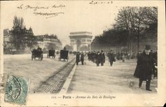 CPA Paris Avenue du Bois de Boulogne 