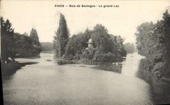 CPA Paris Bois de Boulogne Le grand Lac 