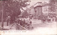 CPA Paris Boulevard et porte St Martin 