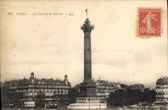 CPA Paris La Place de la Bastille 