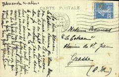 CPA Paris l'Avenue des Champs Elysees et les Chevaux de Marly 