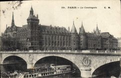 CPA Paris La Conciergerie Bateaux
