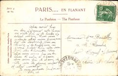 CPA Paris en Flanant Le Pantheon 