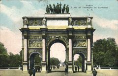 CPA Paris l'Arc de Triomphe du Carrousel 