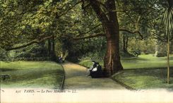 CPA Paris Le Parc Monceau 