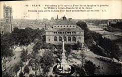 CPA Paris Panorama pris vers la Tour Saint Jacques 