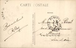 CPA Paris Le Jardin des Tuileries et le Pavillon de Marsan 