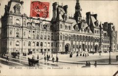 CPA Paris L'Hotel de Ville 