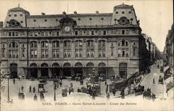 CPA Paris Gare Saint Lazare Cour du Havre 