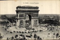 CPA Paris Arc de Triomphe 