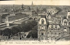 CPA Paris Panorama des huit Ponts 