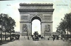 CPA Paris Arc de Triomphe 