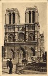 CPA Paris Facade de Notre Dame 
