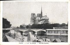 CPA Paris Ile St Louis Notre Dame 
