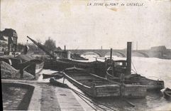 CPA La Seine au Pont de Grenelle 