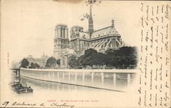 CPA Paris Notre Dame Vue des Quais 