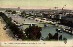 CPA Paris Vue sur la Seine pris du Pavillon de Flore 