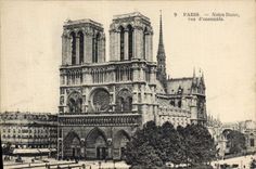 CPA Paris Notre Dame Vue d'ensemble 