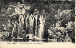 CPA Paris Le Bois de Boulogne La Cascade 
