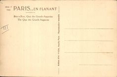 CPA Paris Bric a Brac Quai des Grands Augustins 