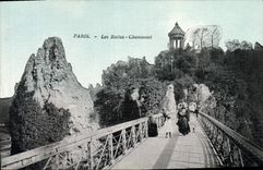 CPA Paris Les Buttes Chaumont 