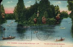 CPA Paris Le Lac du Bois de Boulogne 