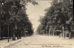 CPA Paris Le Bois de Boulogne Allee des Acacias 
